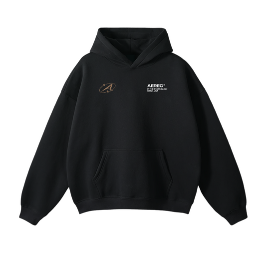 "TWIN STARS" HEAVYWEIGHT LEOPARD HOODIE