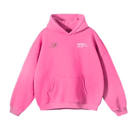 "TWIN STARS" HEAVYWEIGHT LEOPARD HOODIE