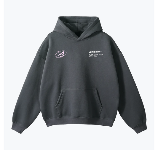 "BRUNETTES HAVE MORE FUN" HEAVYWEIGHT CLASSIC HOODIE - DARK GREY