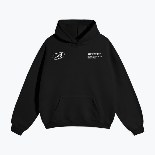 "BLONDES HAVE MORE FUN" HEAVYWEIGHT CLASSIC HOODIE - BLACK
