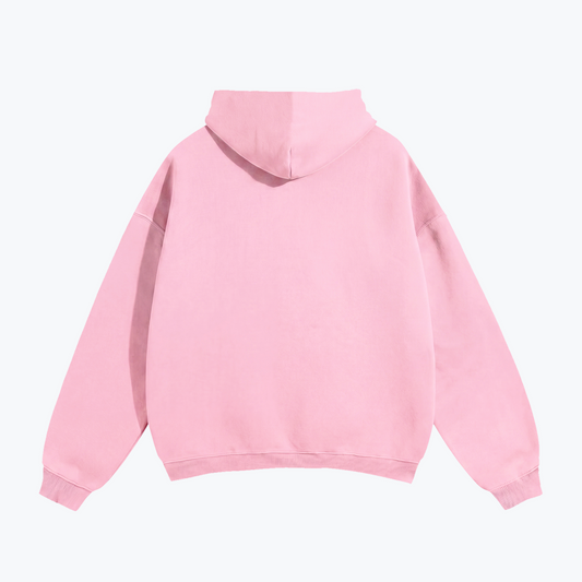 "38" HEAVYWEIGHT LEOPARD HOODIE - PINK
