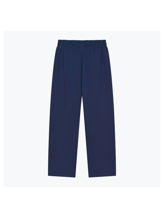 "BLONDES HAVE MORE FUN" HEAVYWEIGHT LEOPARD SWEATPANTS - NAVY