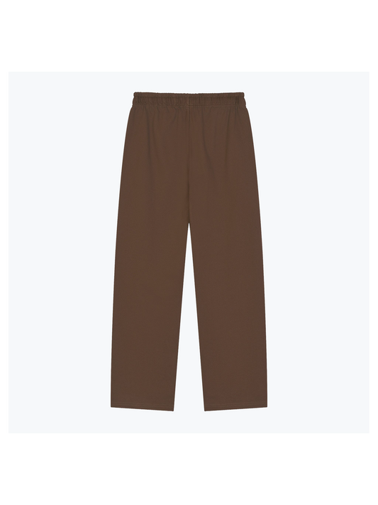 "NEW YORK" HEAVYWEIGHT LEOPARD SWEATPANTS - BROWN