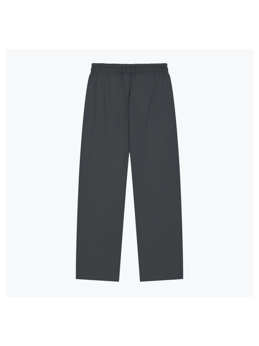"BRUNETTES HAVE MORE FUN" HEAVYWEIGHT LEOPARD SWEATPANTS - DARK GREY