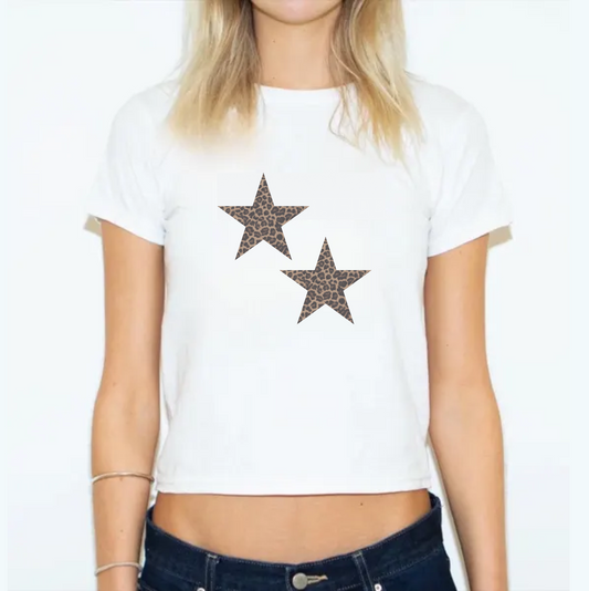 "TWIN STARS" BABY TEE